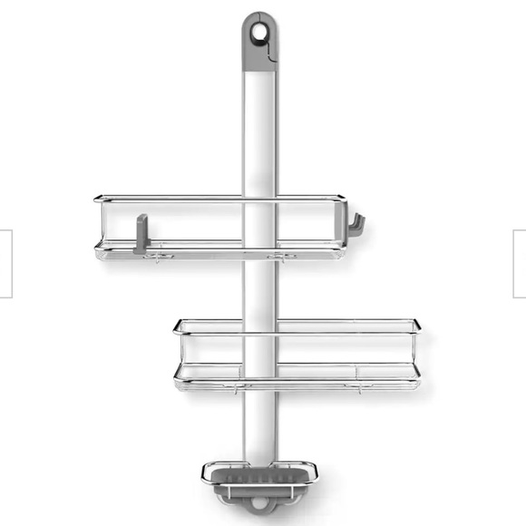 simplehuman Bath Simplehuman Shower Caddy Stainless Steel And